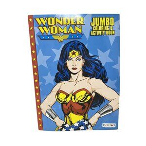 Bendon DC Comics Wonder Woman Jumbo Coloring And Activity Book Kids